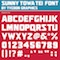 SUNNY TOWA TEI FONT by TYCOON GRAPHICS